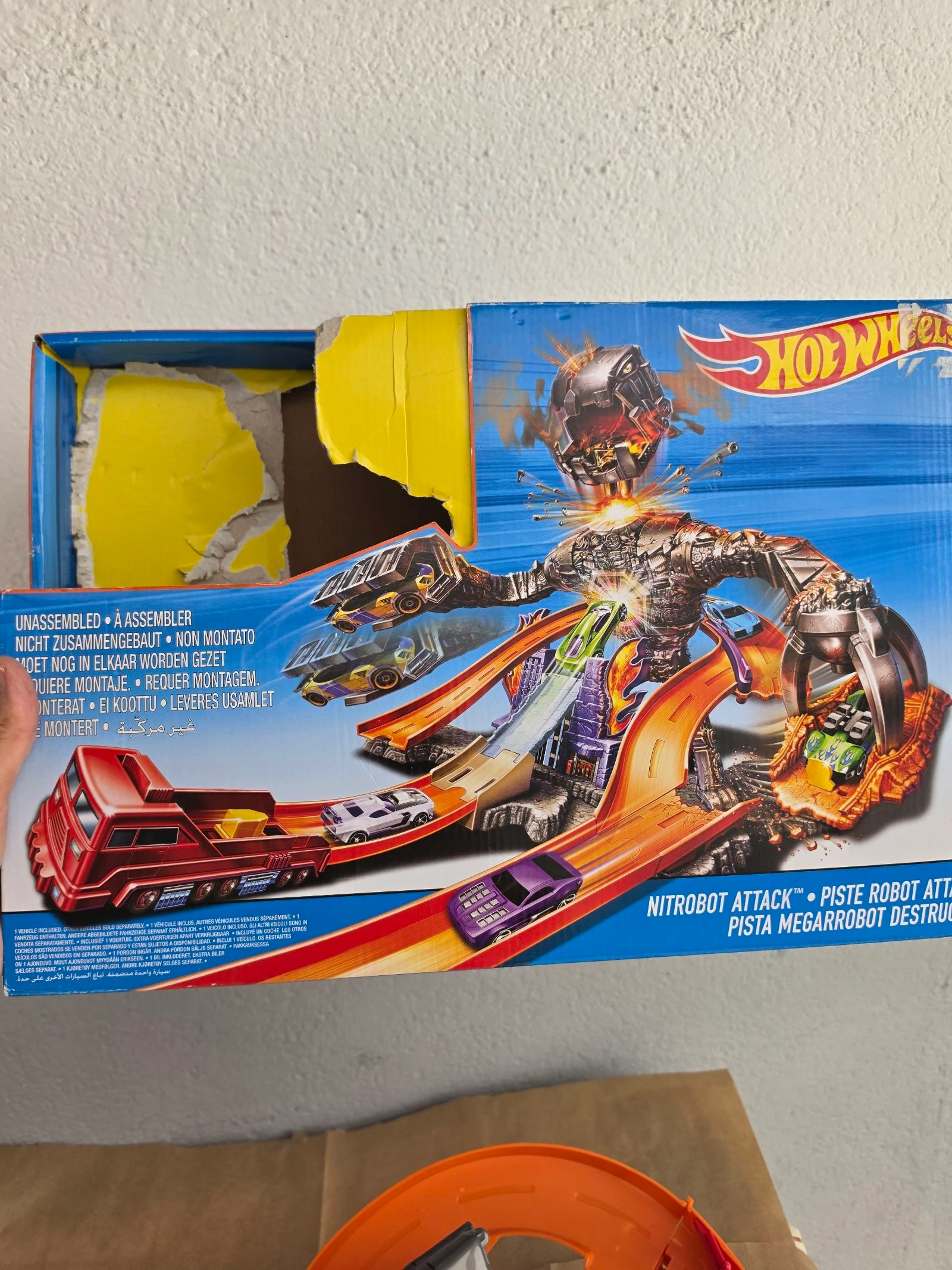 Pista Hot Wheels Nitobot Attack (Megarobot Destructor) – photo 9